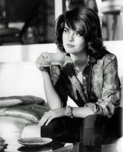 old hollywood star drinking coffee